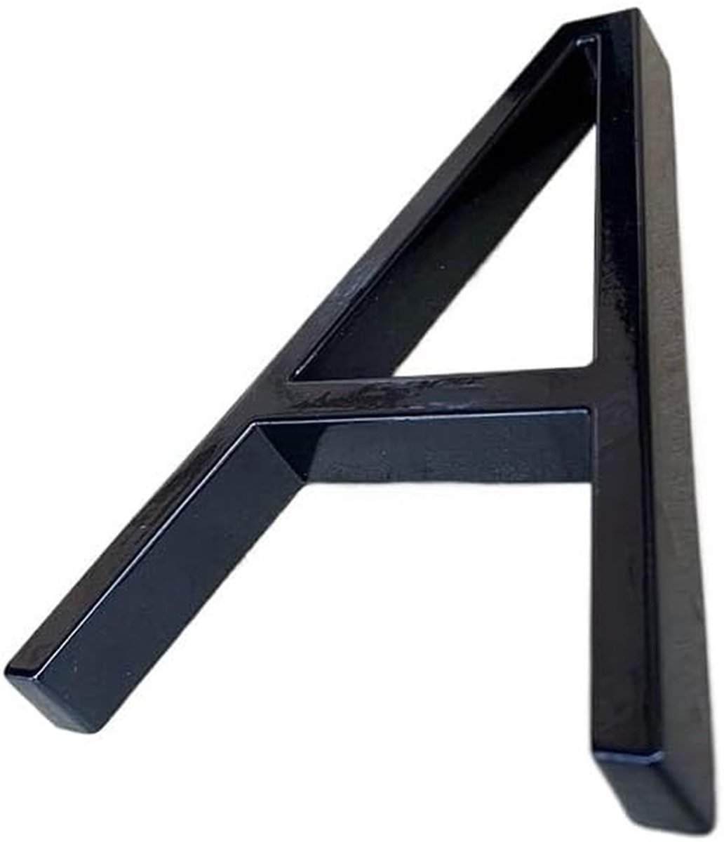 Metalen huisnummer - Adresbord letters - Huis identificatie - Drijvend schaduweffect - 5 inch - Acryl