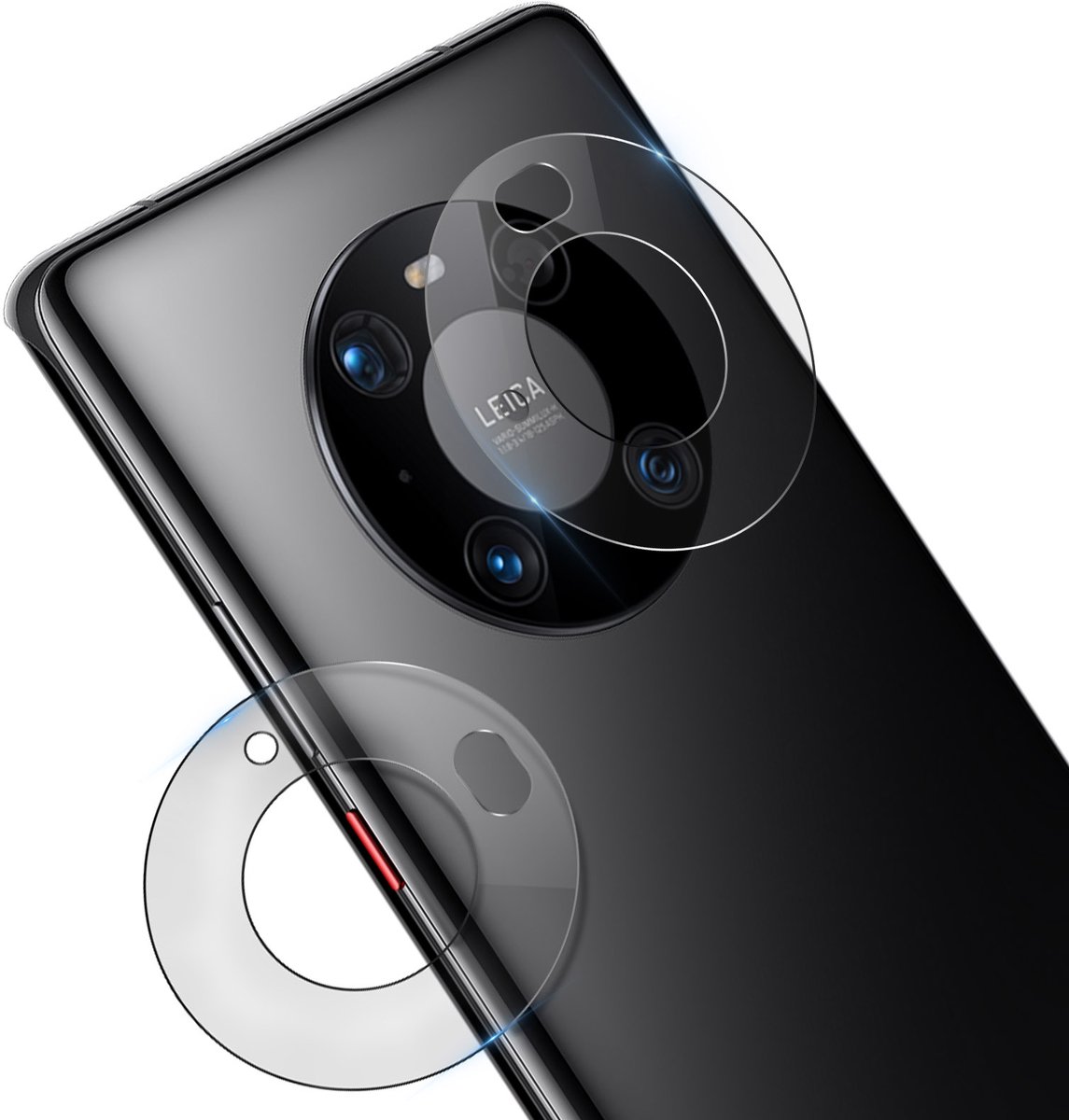 Benks, Beschermfolie achtercamera Geschikt voor Mate 40 Pro/40 Pro Plus Benks, Transparant