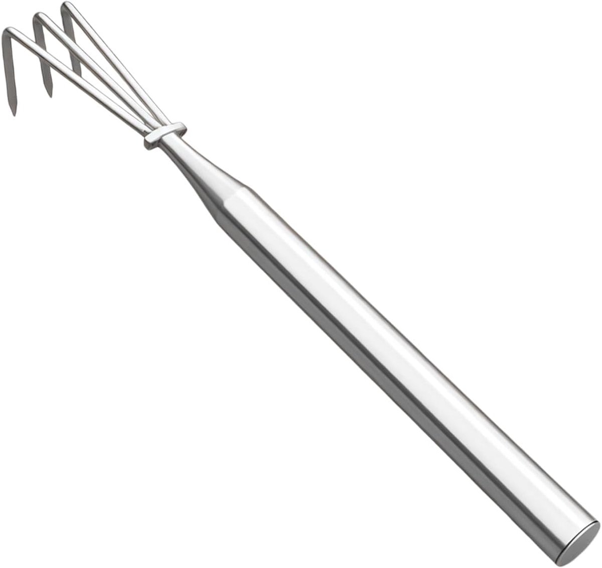 Tuinhark met steel - Gereedschap tuin - Grond losmaken - Roestvrij staal - 37 cm lengte - Metaal