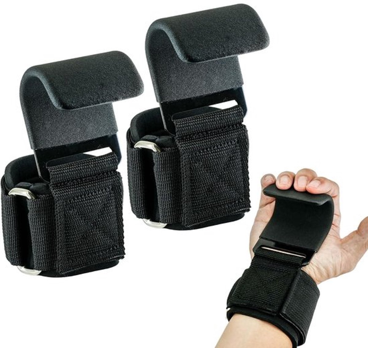 Dailygoods- Trekhaak Professionele Krachttraining - Antislip Rubberen Coating