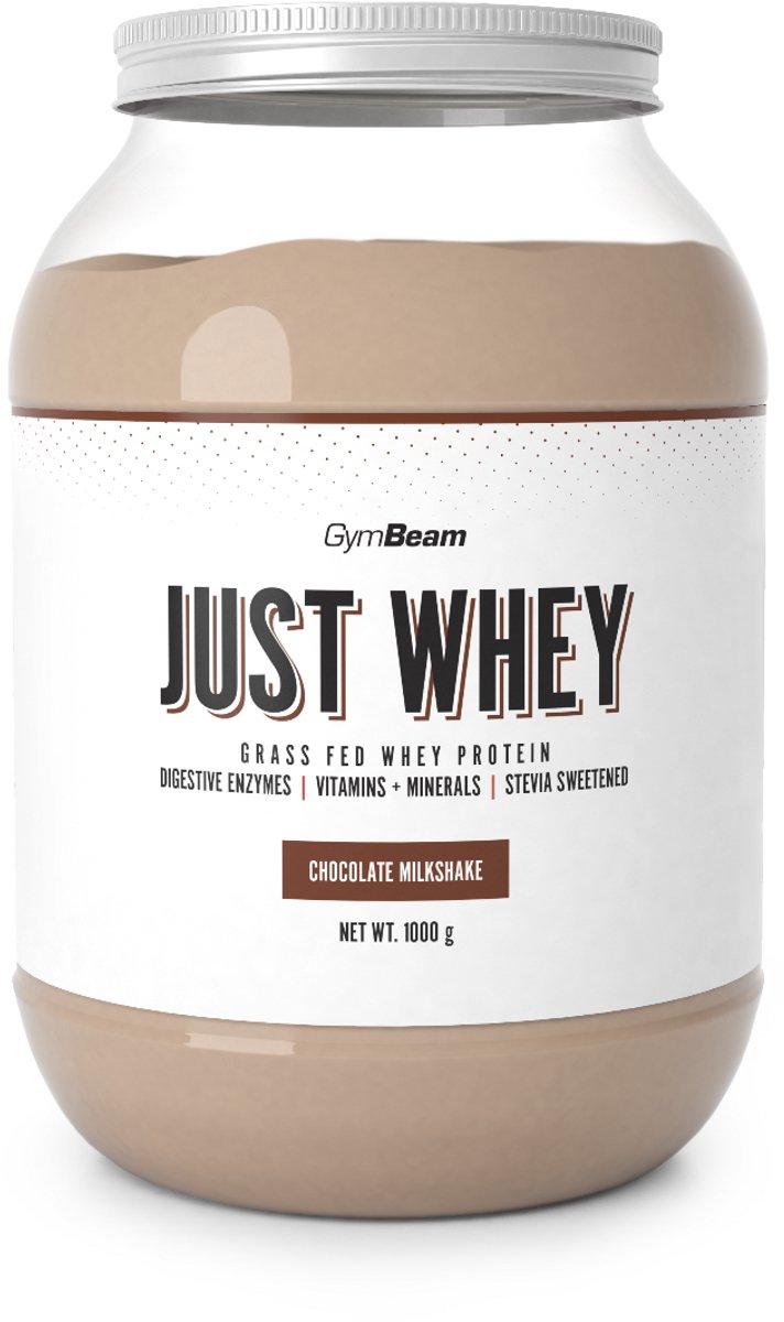 GymBeam Just Whey Proteïne - Chocolademilkshake - Whey Proteïne Blend - Eiwitpoeder - 1000 gram (33 servings)