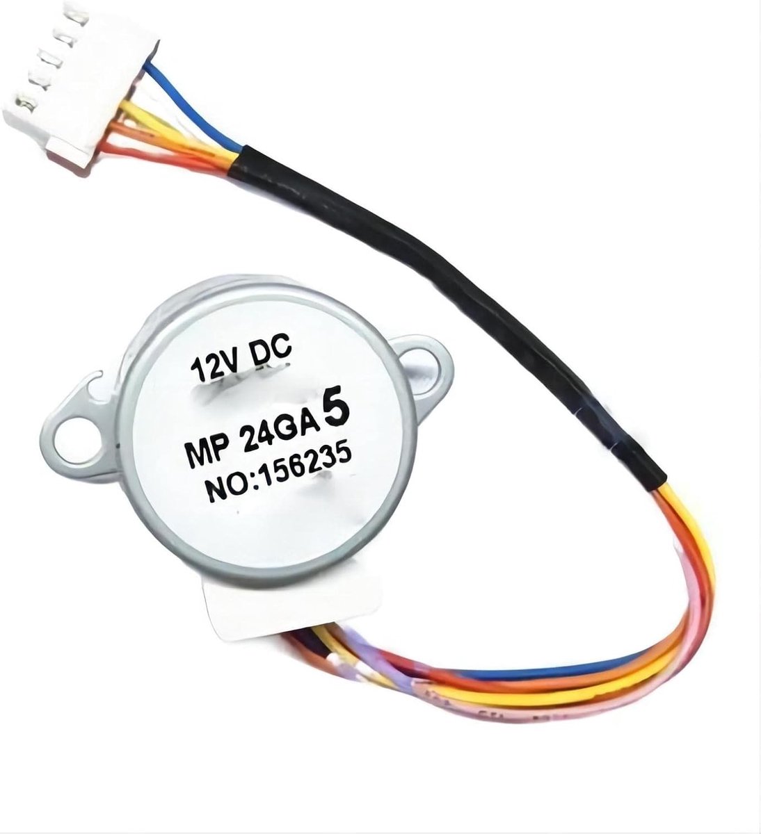 Stappenmotor - Windmotor - Klimaatregeling - Duurzame Metaalconstructie - 12V DC - Zilver