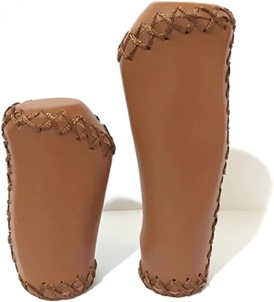 Fiets Stuurgrepen - Handvatten Fiets - Comfortabel Fietsen - Antislip Schokabsorptie - 130MM Lengte - Bruin
