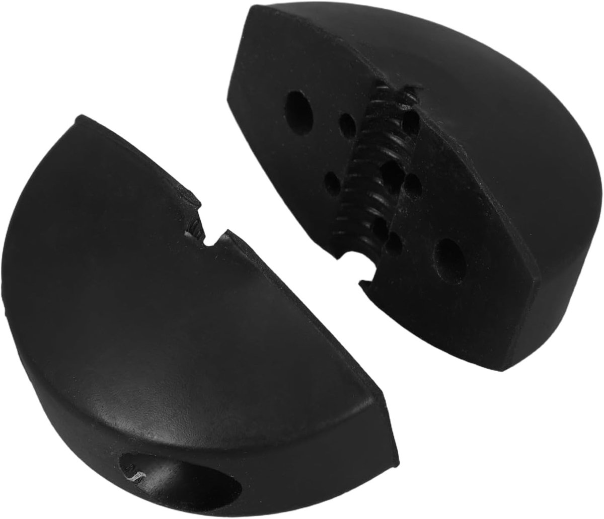 Slanghaspelstopper - Rubberen bal - Slangbeheer - Hoge drukbestendig - 7 x 7 x 3.5 cm - Zwart