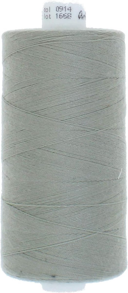 Polyester Garen - Naaimachine Draad - Kleding Maken - Hoge Scheurweerstand - 1000 m - Lichtgrijs