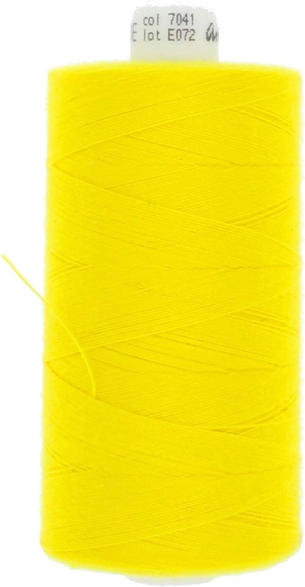 Polyester naaigaren - Naaimachine garen - Kleding repareren - Hoge scheurweerstand - 1000 m - Geel