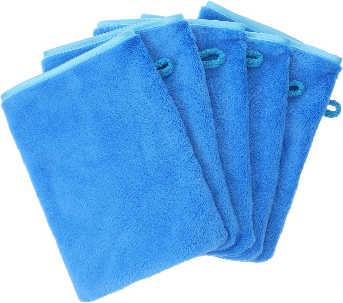 Set van 5 Microvezel Wasdoeken 20 x 15 cm Herbruikbare Zachte Gezichtsdoeken met Sterke Waterabsorptie en Coral Velvet Textuur