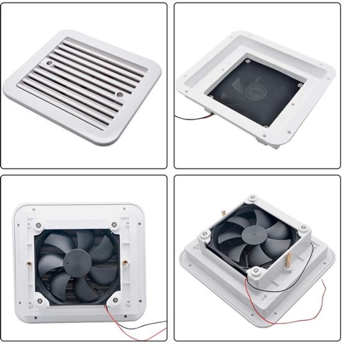 OmGoods - Dailygoody - Ventilator - Ventilatie - Waterdicht - Wit - Geluidsarm