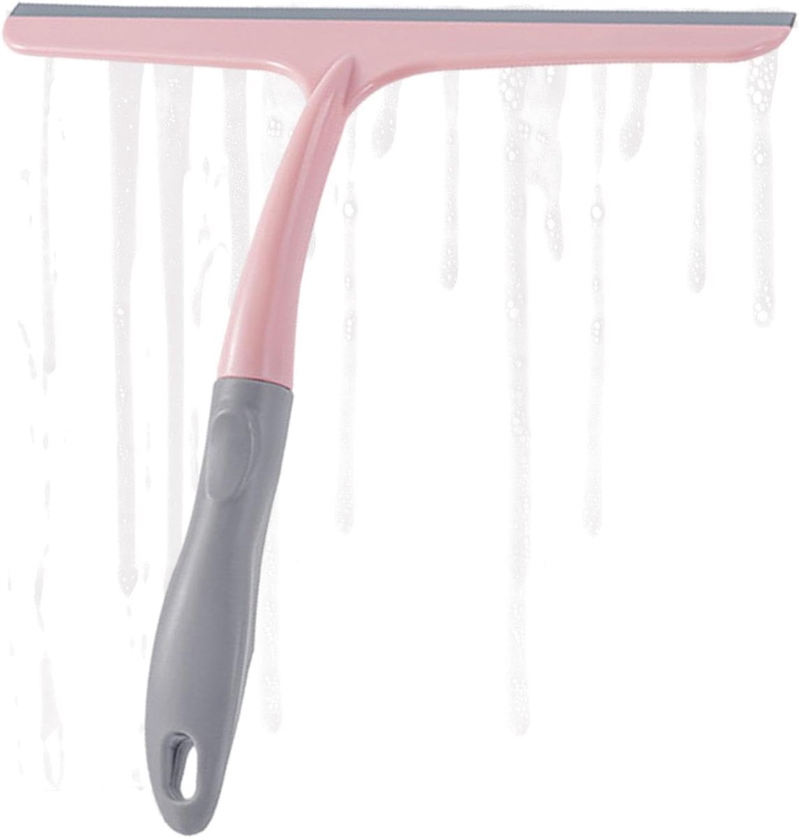 Glasschraper - Raamwisser - Vlekken Verwijderen - Grote Schraperkop - 24.5 cm - Roze