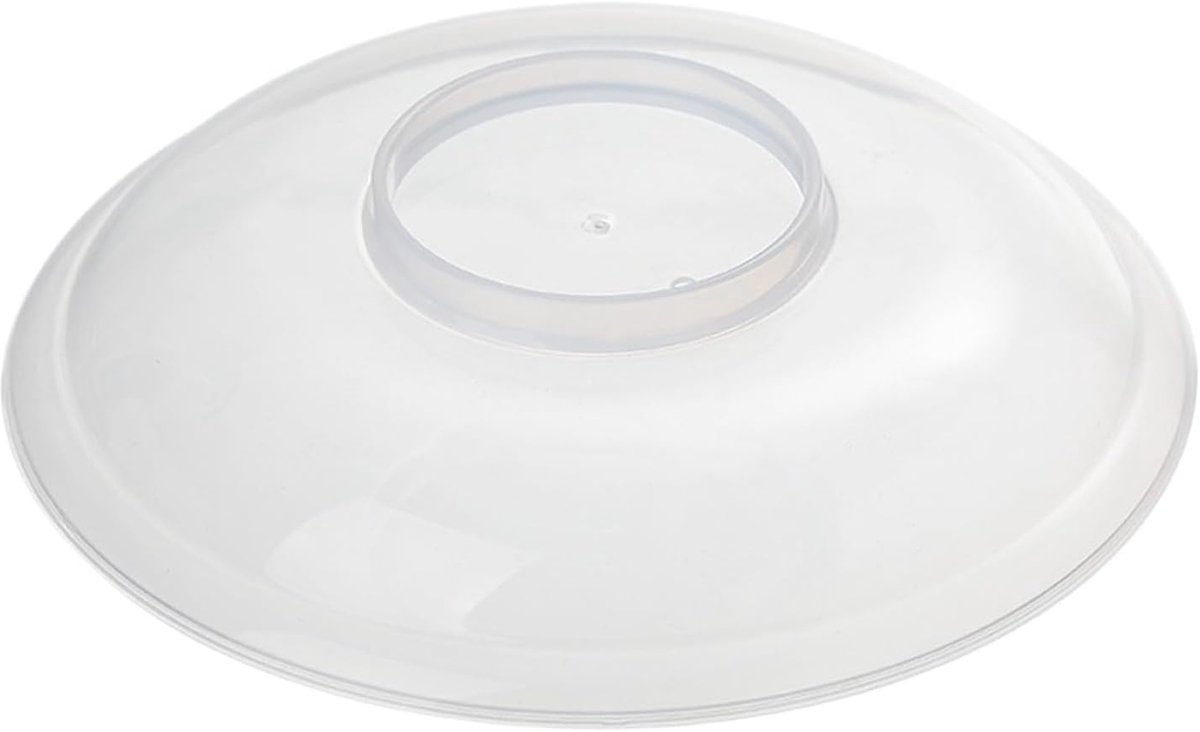 Magnetron Deksel Voedselhoes Oven Schoon Koken Stoomopening Ontwerp 18x18 cm Transparant