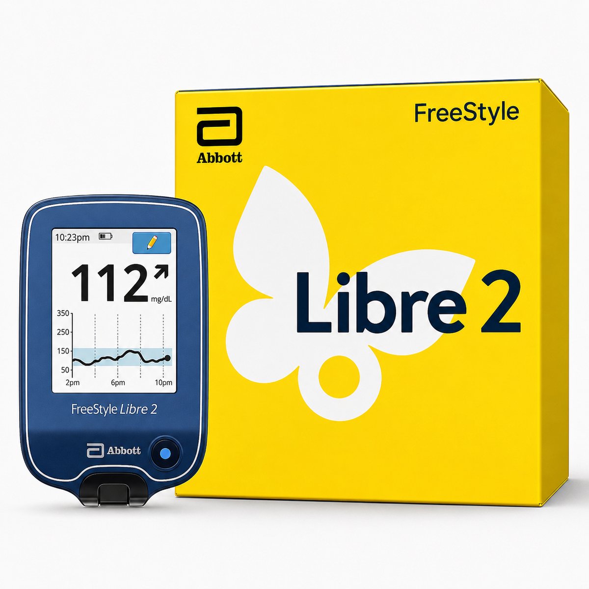 FreeStyle Libre 2 Reader (mg/dL) – Reader voor het FreeStyle Libre 2 (PLUS) Glucosemonitoringssysteem