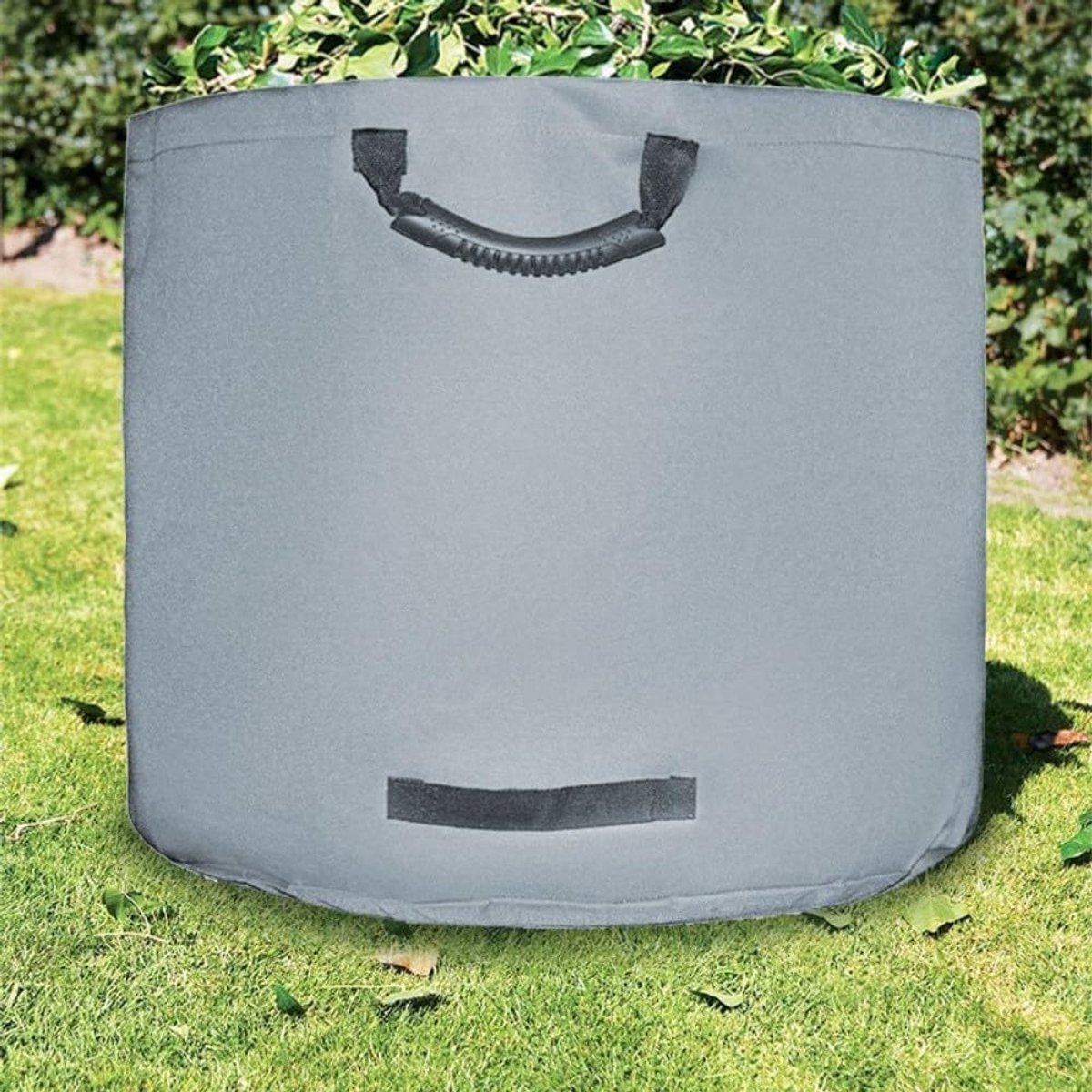 Tuinafvalzak - Draagbare Opberger - Tuin Opruimen - Robuust Oxford Doek - 56 x 46 cm - Grijs