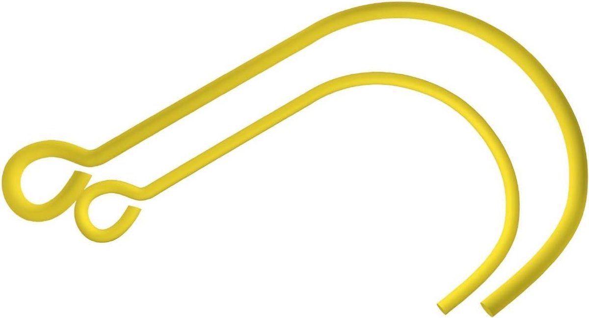 Raamhaken ladder - Noodhaken set - Veilige afdaling - Robuust ijzer - 38x30 cm - Geel