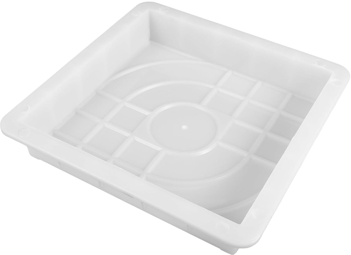 Betonmalen Set - Pad Mallen - Tuinpad Maken - Herbruikbaar Ontwerp - 25x25x5 cm - Wit