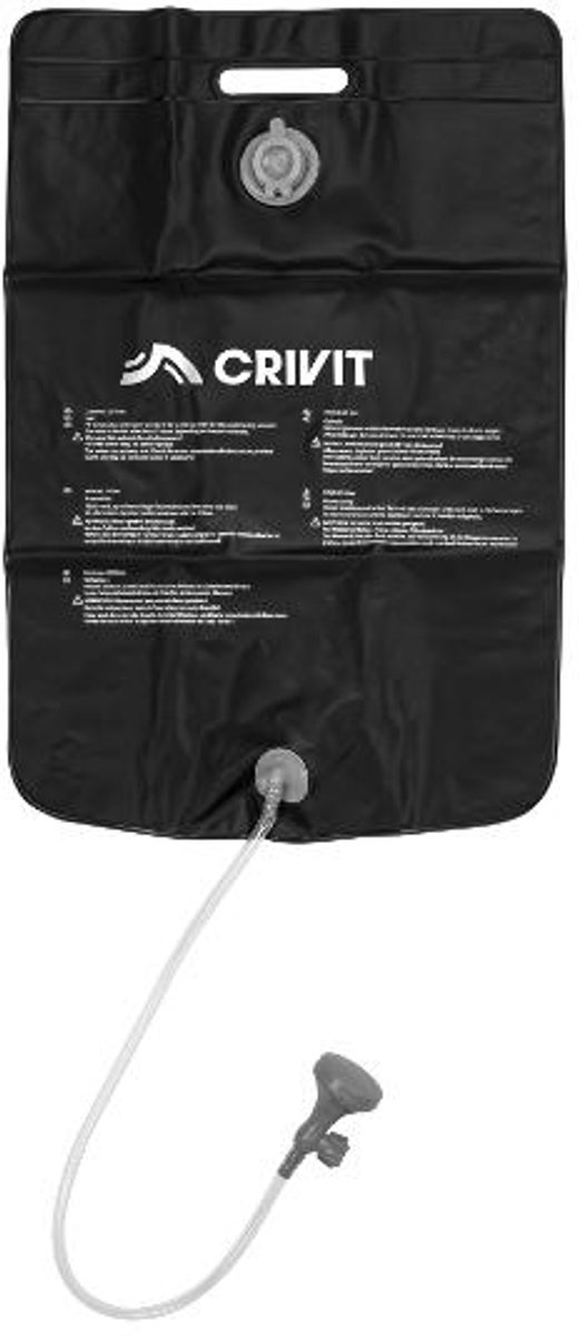 CRIVIT Campingdouche - kampeer douche - mobiele douche - zonnewarmte - 25 liter