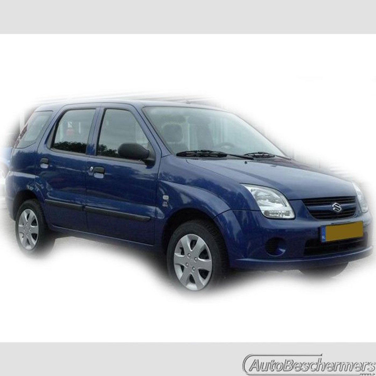 Stootlijsten set zwart voor Suzuki Ignis 01.2001-01.2009. De stootstrips zijn zelfklevend. Set a 4 stuks (#0003)