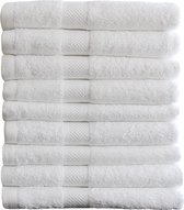 Bol.com Katoenen Handdoeken Wit – Set van 6 Stuks – 50 x 100 cm aanbieding
