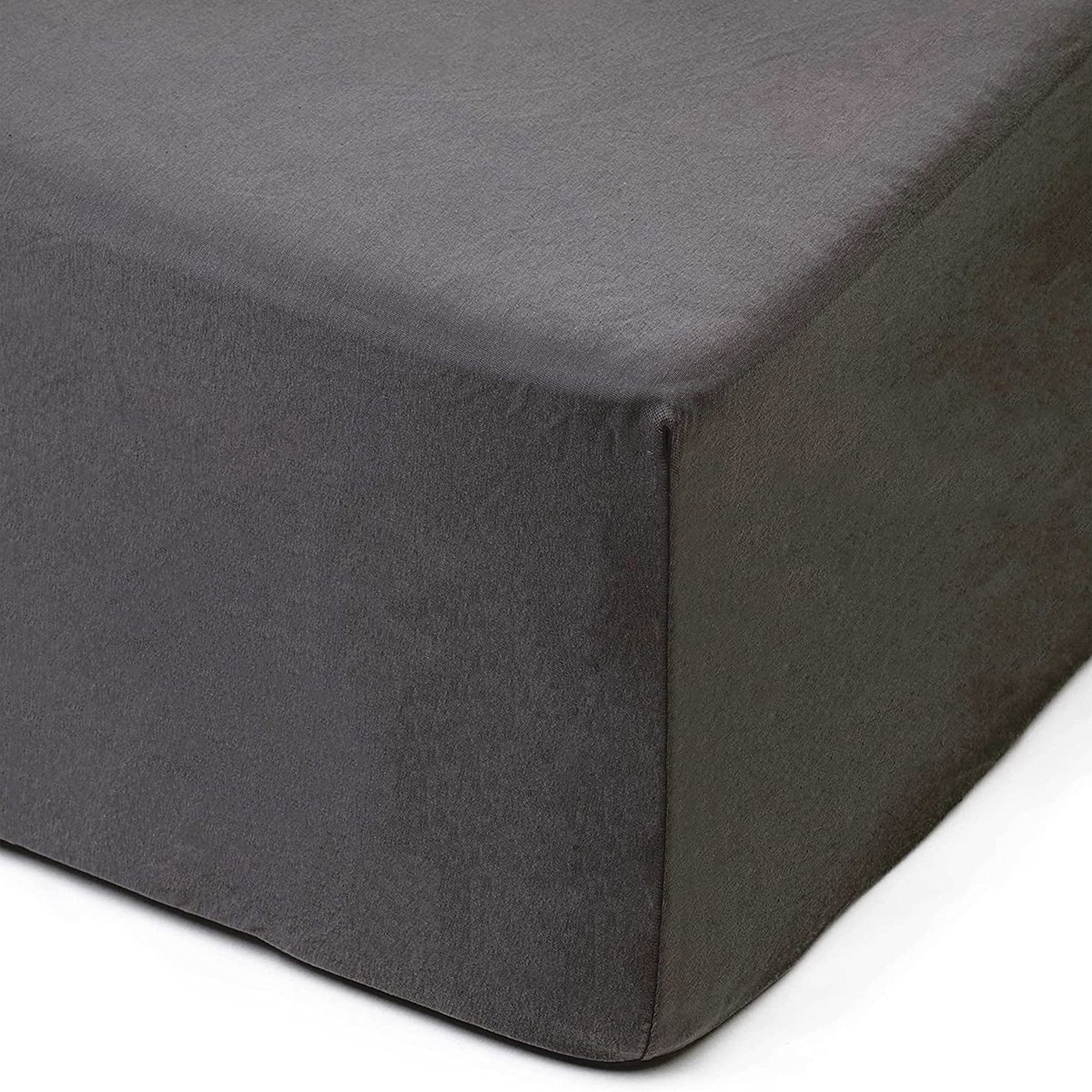 SnelShoppen - Hoeslaken 50 cm Diepe Hoeslakens 100% Katoen 140 x 200 cm Antraciet voor Comfortabel Slapen, Geschikt voor Alle Matrassen, Ideaal voor T
