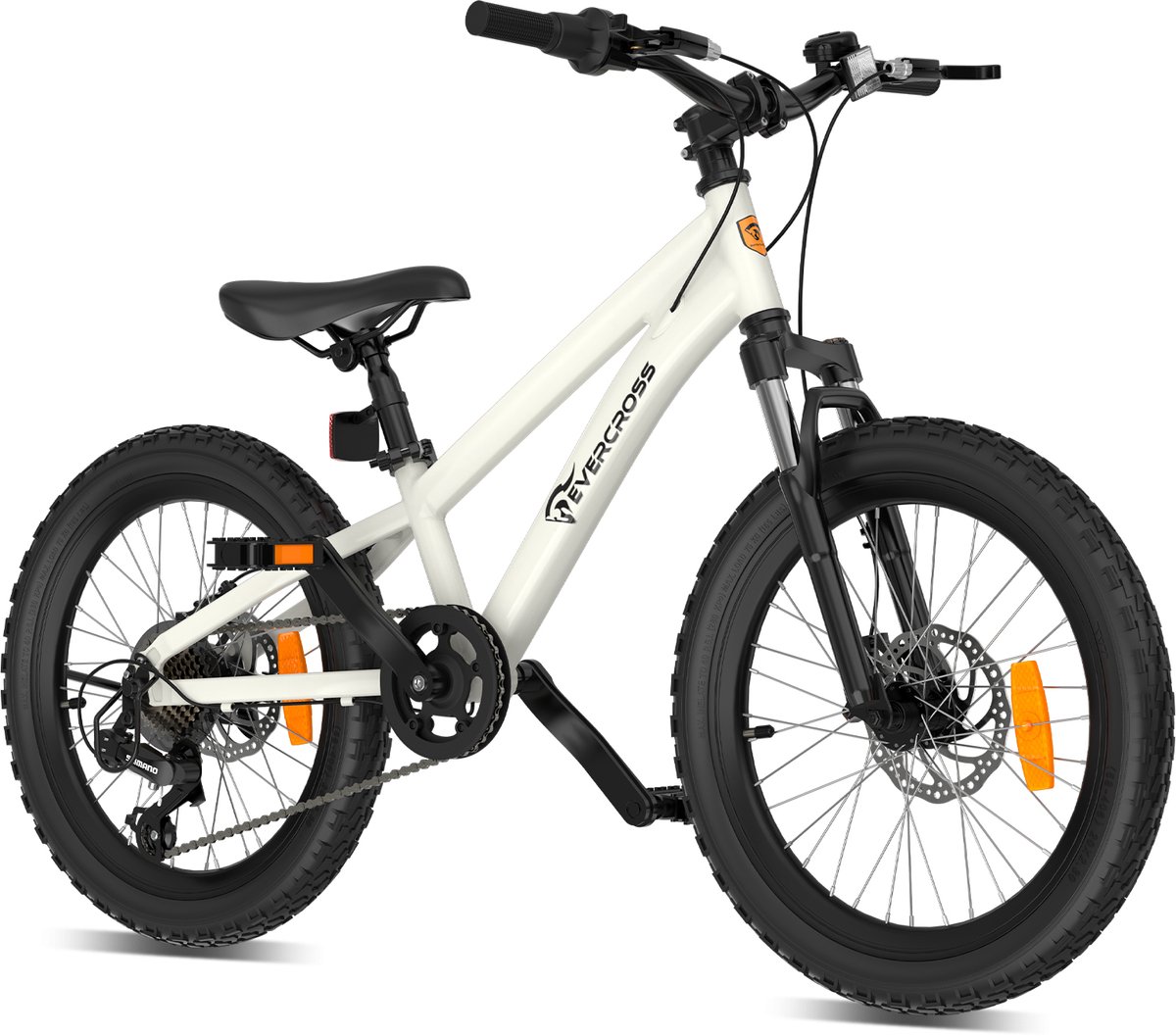 Evercross EM5 20 Inch Kinder Mountainbike 7 Versnellingen Lichtgewicht (15 kg) Dubbele Schijfrem Voorvering Voor en (120-160 cm)