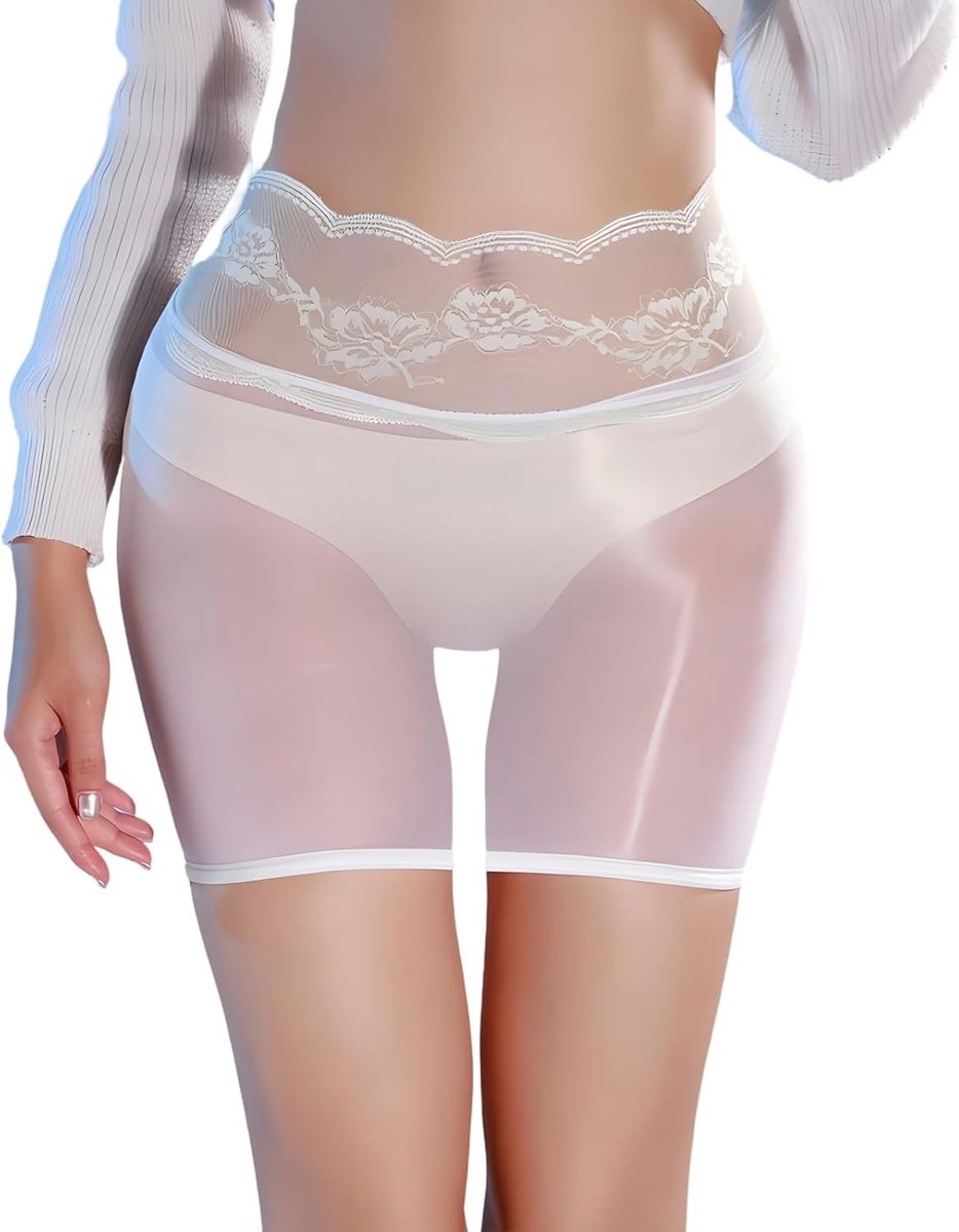 Shiny Slim Mini Rok voor Dames, Sexy Doorzichtige Elastische Kant, Wet Look Y2K Stijl voor Rave Feest en Nachtclubgebruik