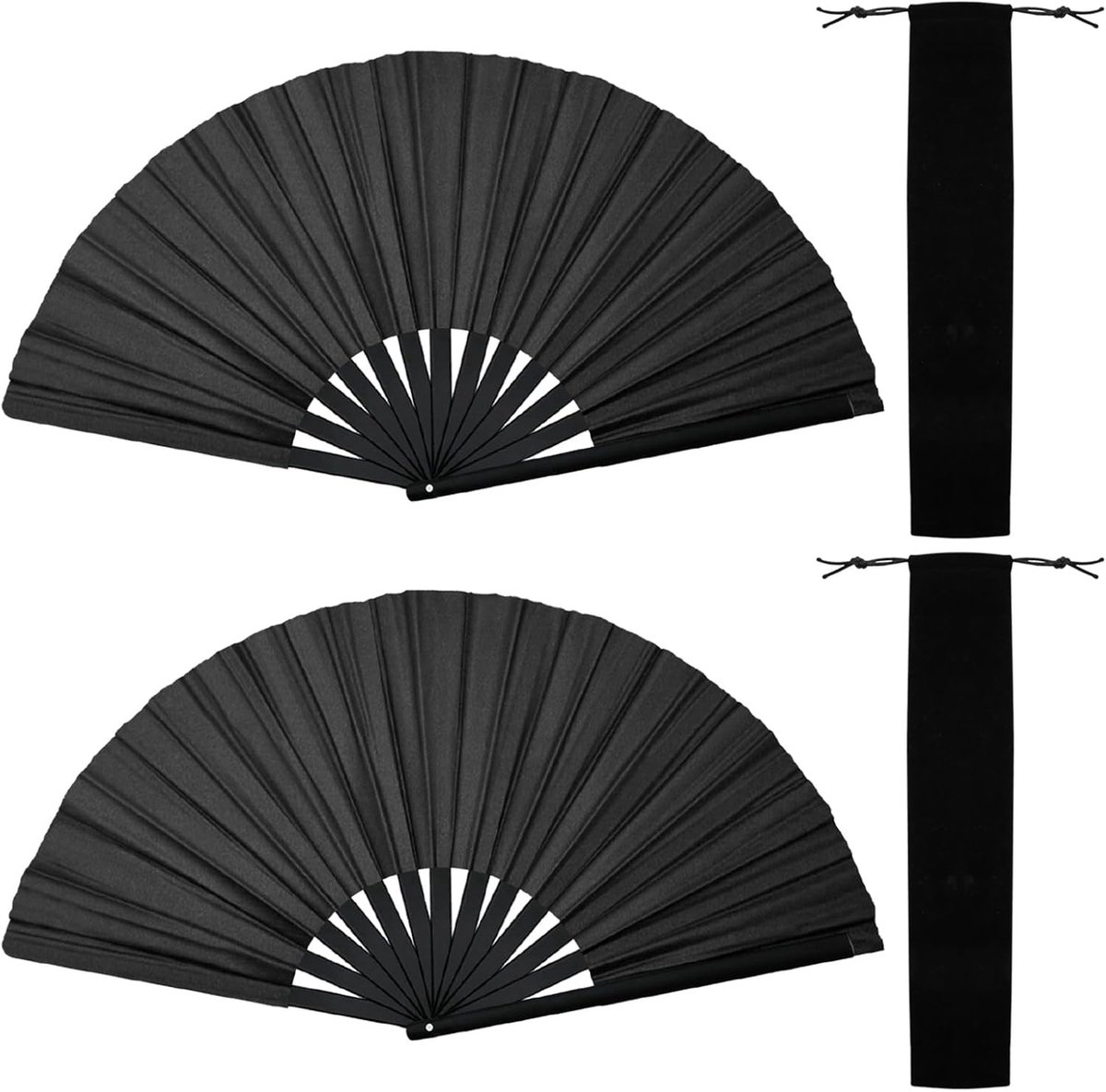Vouwbare Handfan voor Line Dancing - Retro Stijl met Bamboeribs, Ideaal voor Feesten en Rave Evenementen, Perfect voor Dames