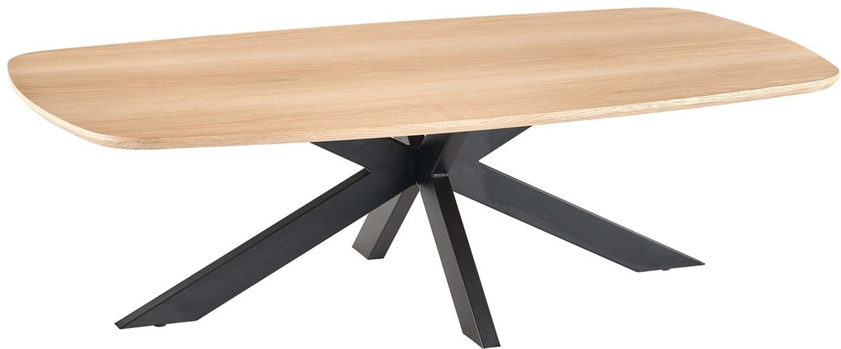 Vestland Ovale Eiken Salontafel - 130x70x38 cm - Matrixpoot