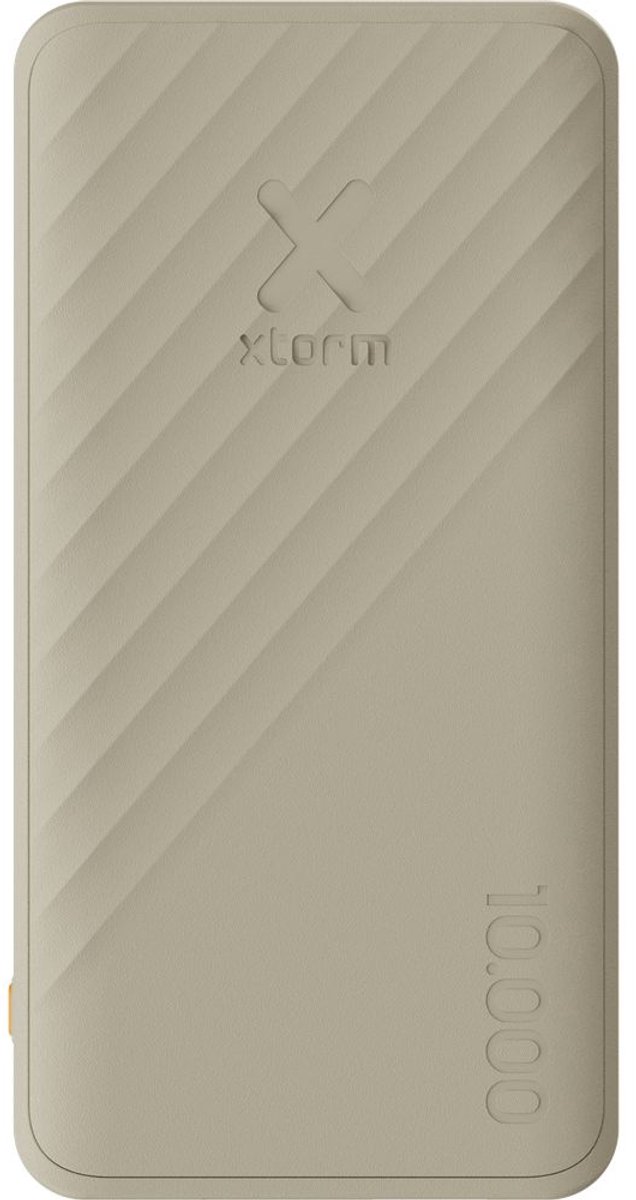 Xtorm Go2 Powerbank - 10.000mAh - 1x USB-A 1x USB-C - Krachtige powerbank - Snelle oplader Samsung en iPhone - Duurzame technologie - Clay