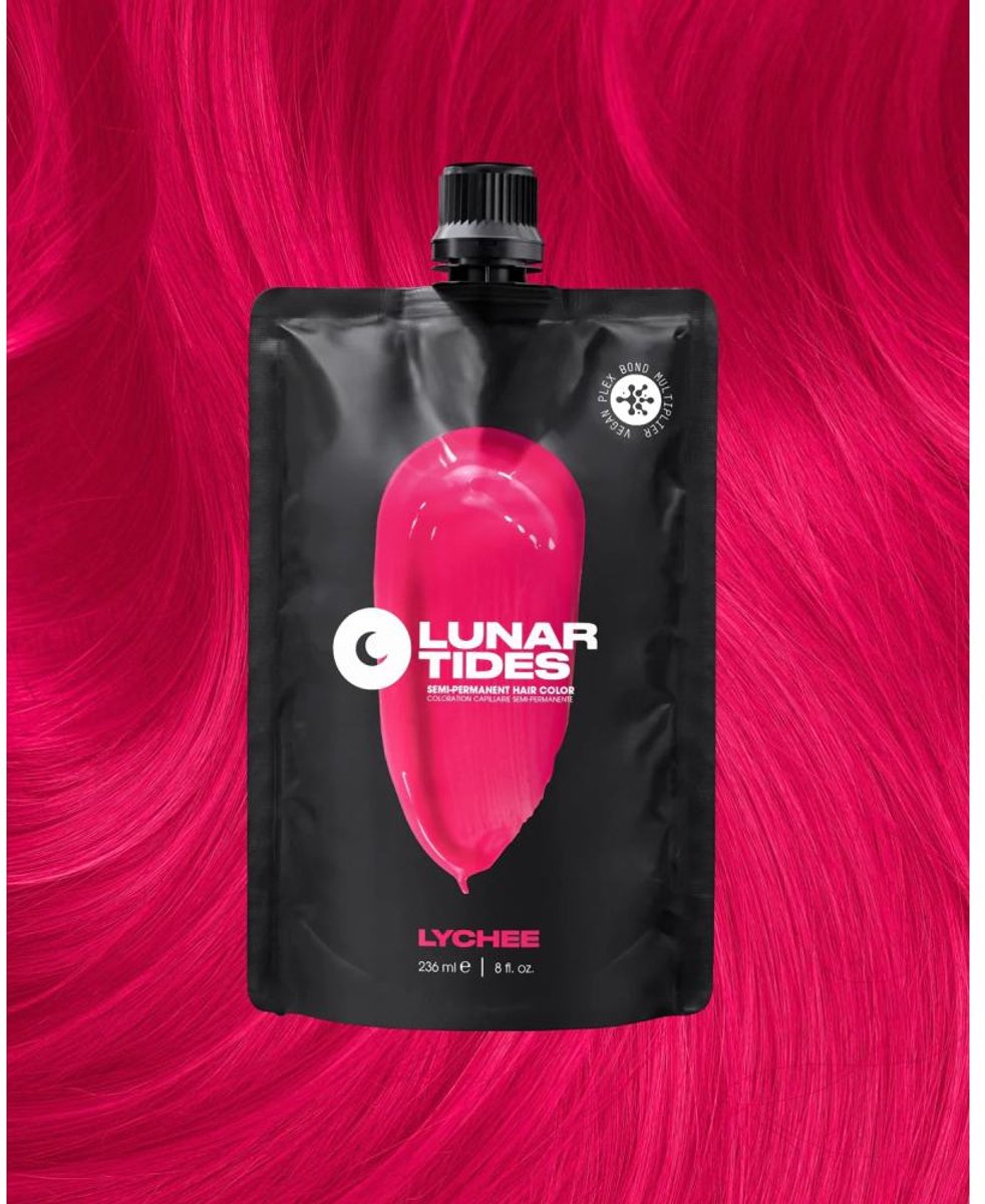 Lunar Tides - Lychee Pink Semi permanente haarverf - 8 oz / 236 ml - One Size - Roze