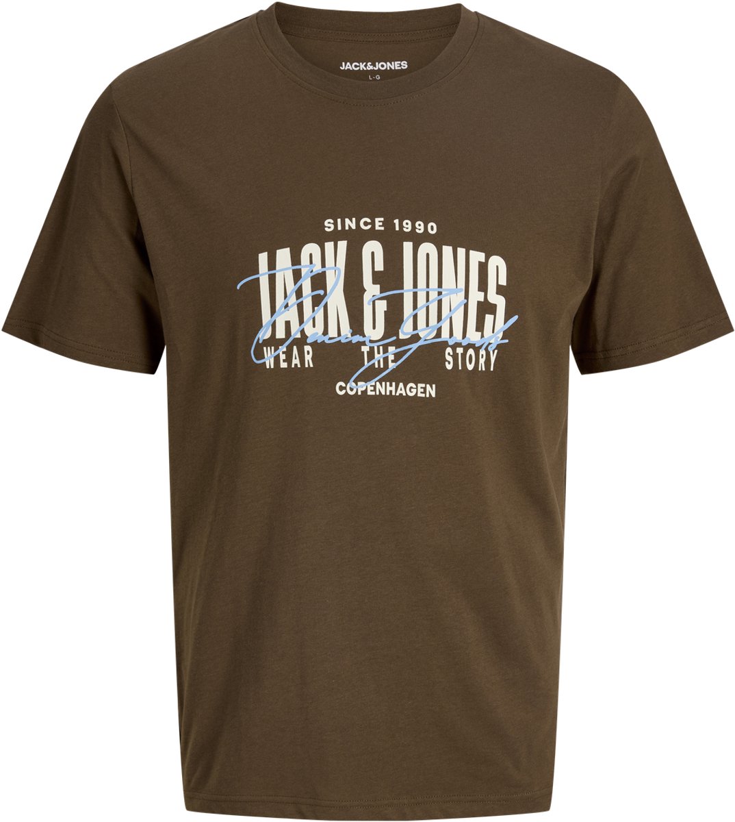 JACK & JONES- JJAERO TEE SS CREW NECK - Heren - T-shirt