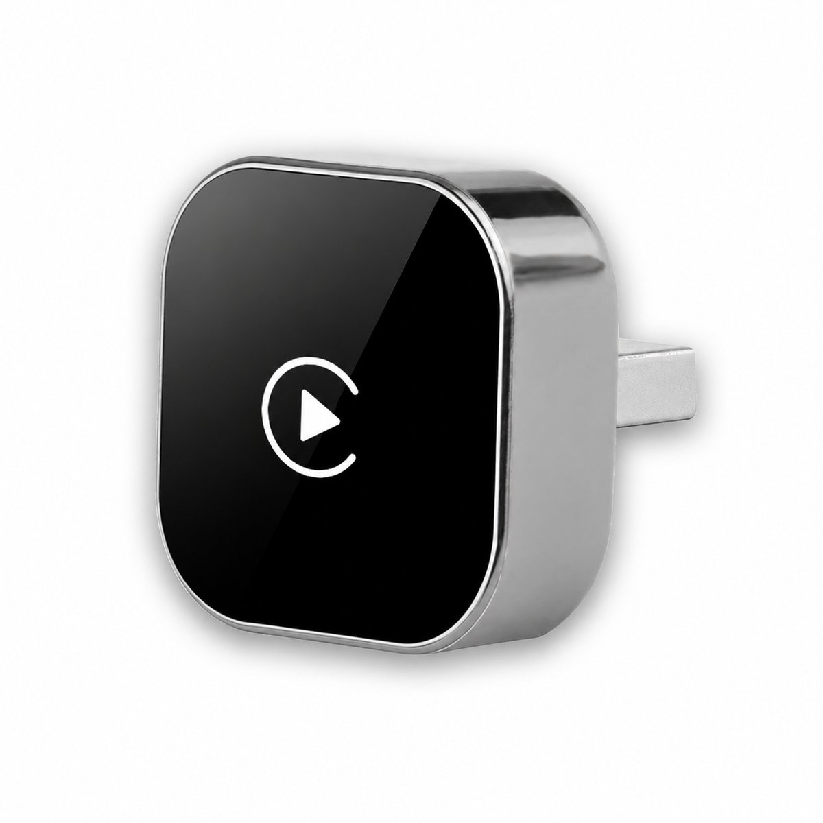 Brosendaal Draadloze CarPlay Dongle 2-in-1 – Auto Adapter geschikt voor Apple CarPlay en Android Auto – Bluetooth 5.4 – Plug & Play – Grijs