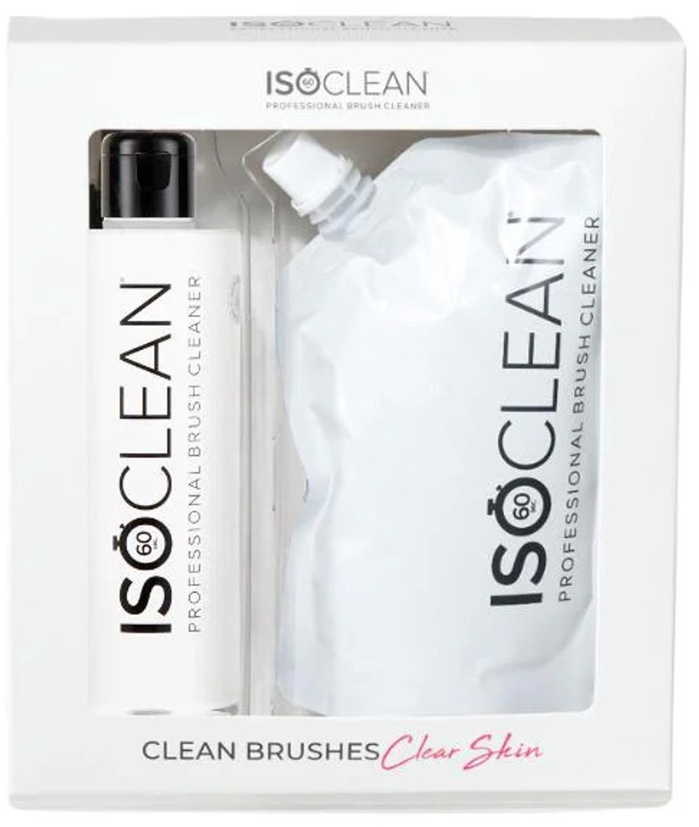 ISOCLEAN Makeup Brush Cleaner Easy poor Bestie Bundle 525ml en refill 525 ml