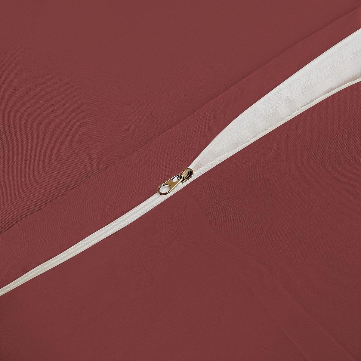 SnelShoppen - Duvet Cover 155 x 200 cm met 1 Kussensloop 50 x 80 cm, Burgondisch Rood, Enkele Beddegoed, Microvezel voor Comfortabele Slaap