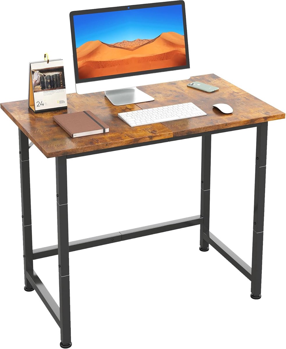 SnelShoppen - Klein Bureau 60x40cm - Compacte Desk voor Thuiswerk, Studie, Kinderen - Modern Wit - Inclusief Muismat - Ideaal voor Slaapkamer en Kanto