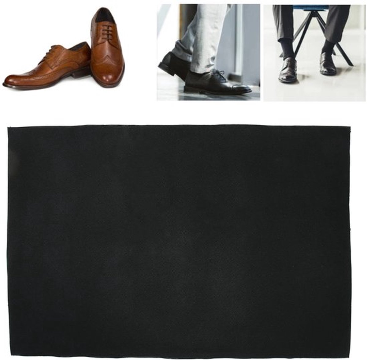 Rubberen Plaat Duurzaam - Antislip Schoenpads - Zacht/Comfortabel - 22,1 x 15,0 Inch - Schoenzolen/Hakken - Veelzijdig Gebruik - Schoenzool