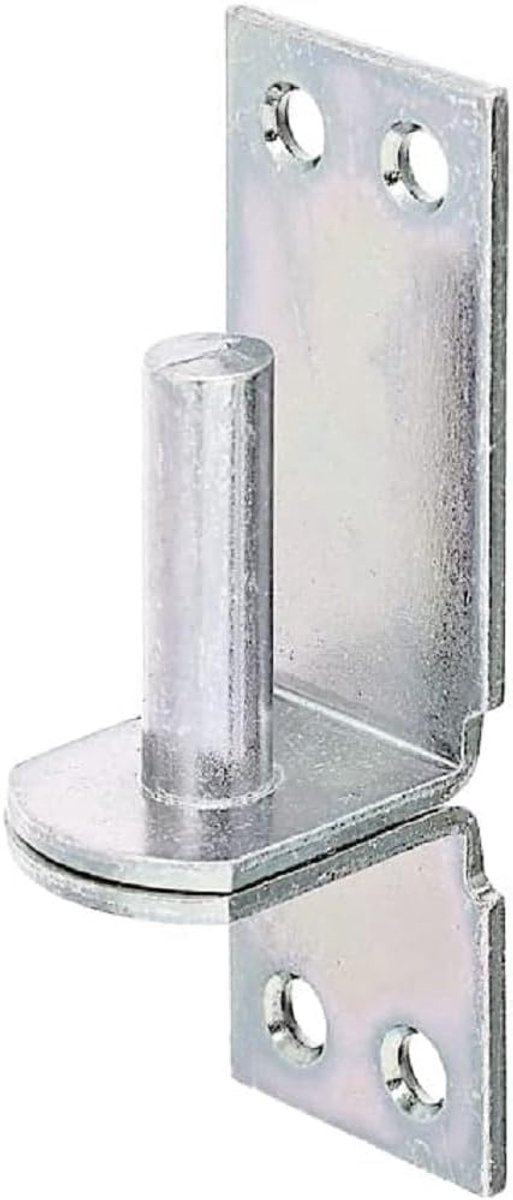 SnelShoppen - Plate thumb op plaat met DI/DII haak - Elektrolytisch geel verzinkt - Ø13 mm - 100x35 mm - Set van 10 - Ideaal voor constructie en beves