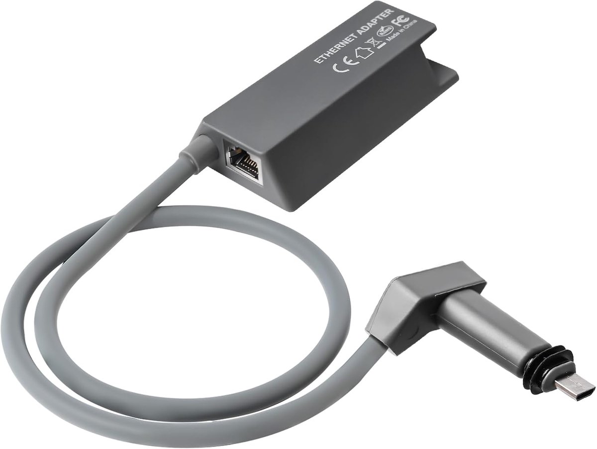 SnelShoppen - Starlink Ethernet Adapter V2 - RJ45 Gigabit Adapter voor Satelliet Internet - Stabiliteit voor Gaming, Streaming, en Thuiswerk - Verbete