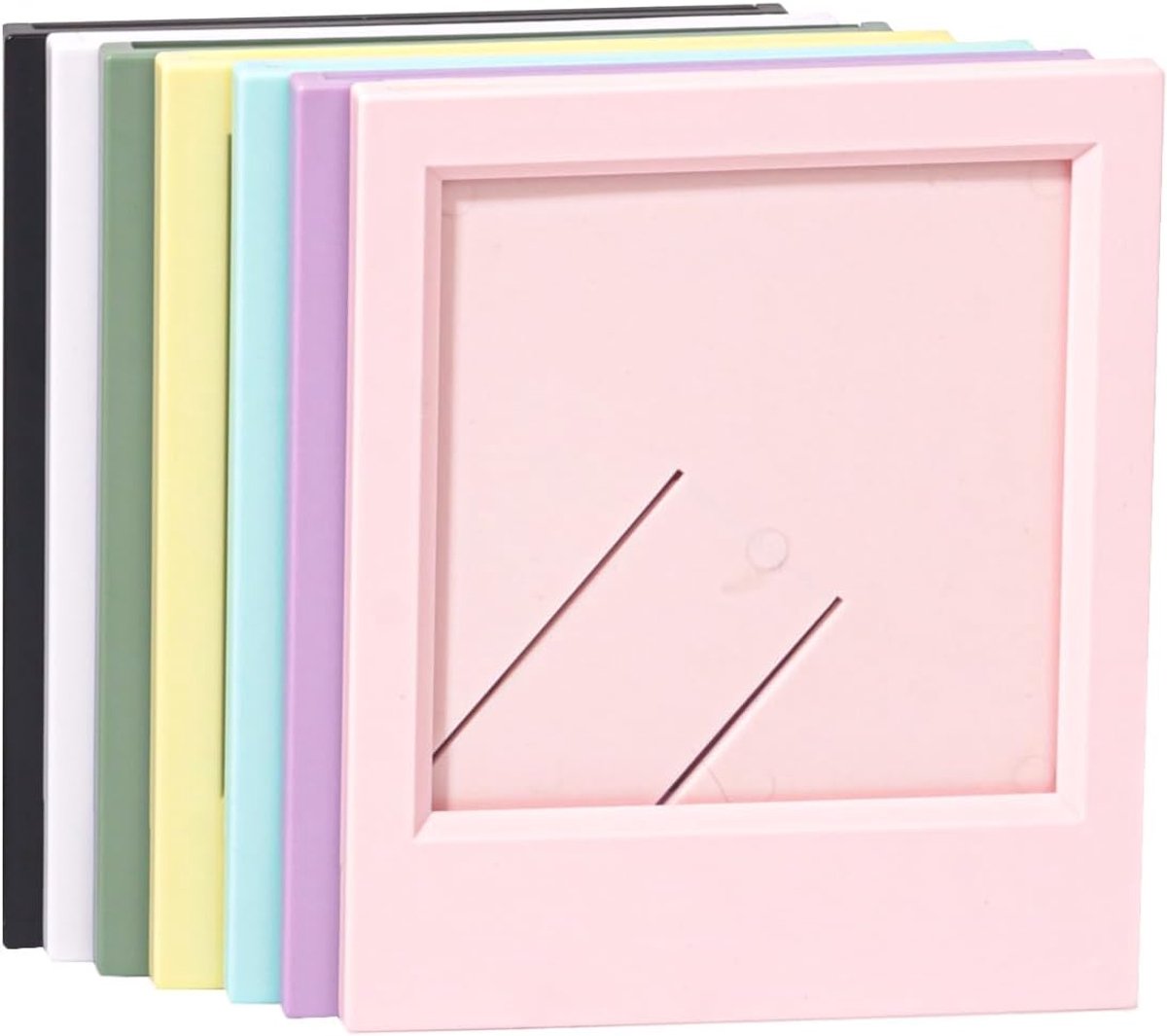SnelShoppen - 7 Pack Foto Lijsten voor Polaroid i-Type/600/SX-70 Film - Voor Polaroid Now 2e/3e, Now+ Gen 2/3e, OneStep +, OneStep 2, Flip Camera - Pe