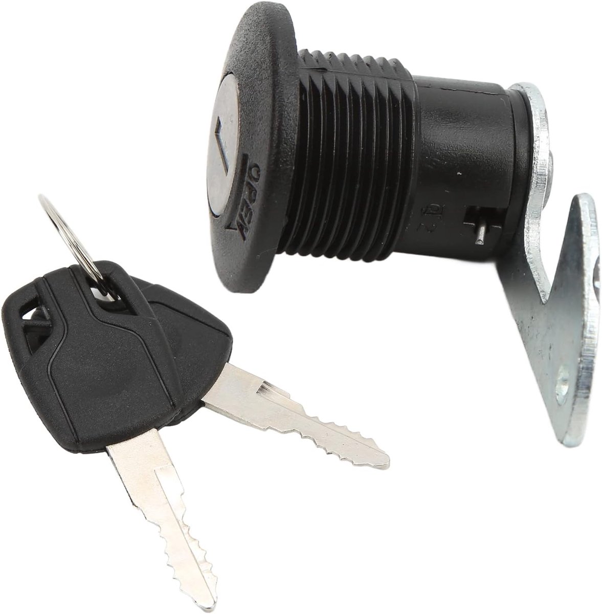 SnelShoppen - Universele Motorfiets Trunk Lock - Aluminium en Plastic Scootertail Lock - Veiligheidsoplossing voor Elektrische Motoren en Opslagboxen