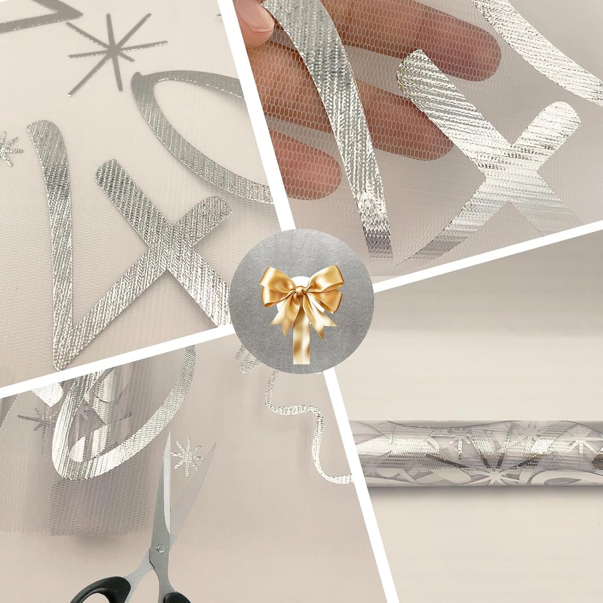 SnelShoppen - Tafeldecoratie Verjaardag 40 Man/Vrouw 28 cm × 10 m Tafelkleed Zilver Tafelrunner Rol Shiny Zilverfolie Tafelribben Gemaakt van Decorati