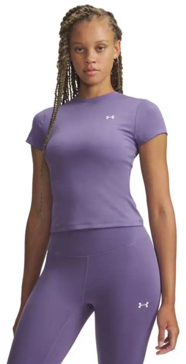 Under Armour Motion Fitted Emea T-shirt Met Korte Mouwen Paars M Vrouw