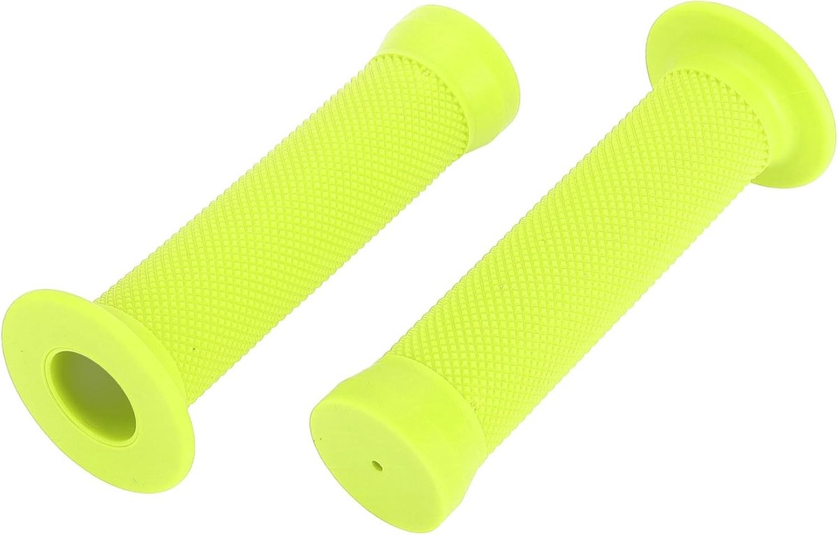 Antislip Fietsstuur Grips - 130mm Rubber Covers voor Scooter en Fiets, 1 Paar Geel
