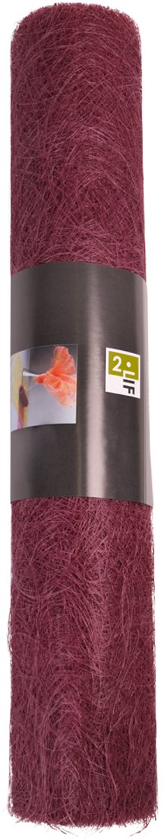 Decoweb Tafelband bordo 60cmx25mtr
