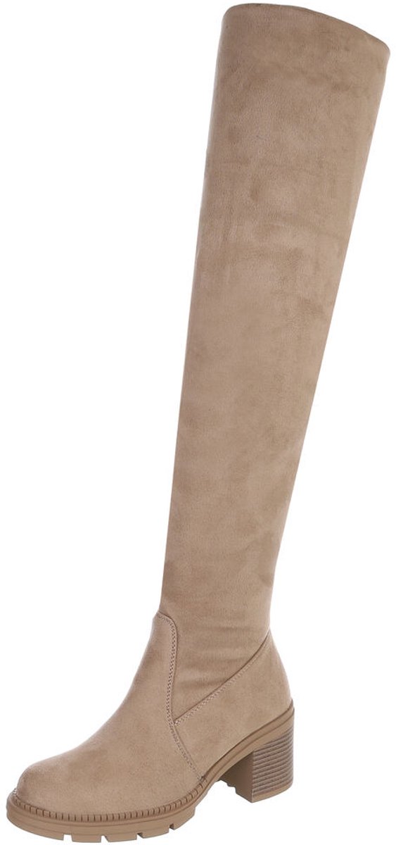 Overknee laars - blokhak - dames Mt:40