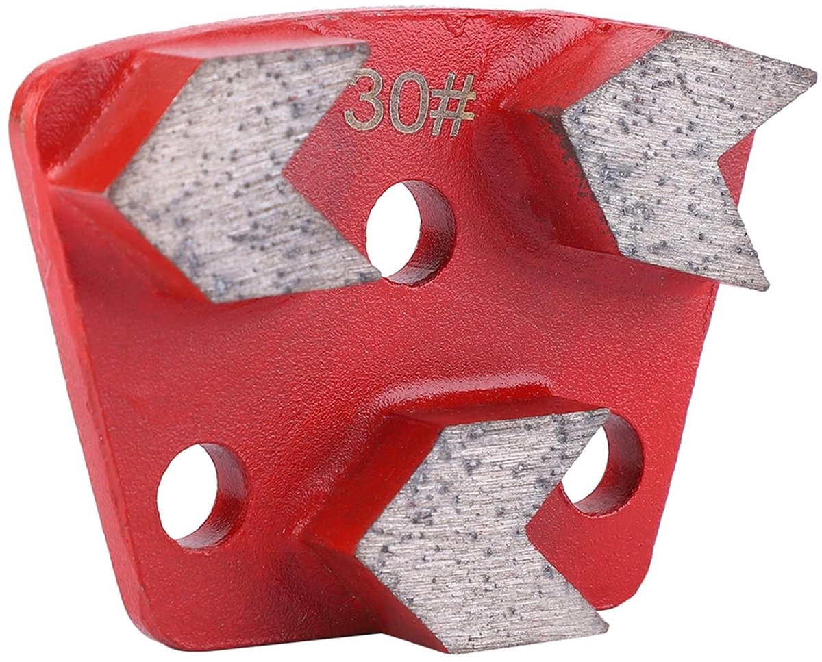 Trapezium Diamant Vloer Slijpschijf Set van 3, Voor Betonnen Vloeren, Verwijderen van Lijm en Egaliseren van Joints met Glad en Weinig Weerstand