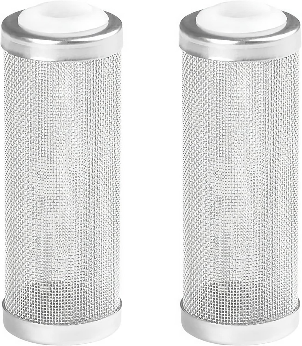 SnelShoppen - Aquarium Outdoor Filter Bescherming 16mm - RVS Filter Guard - 2 Stuks - Duurzaam en Corrosiebestendig - Perfect voor Aquarium Vissen en