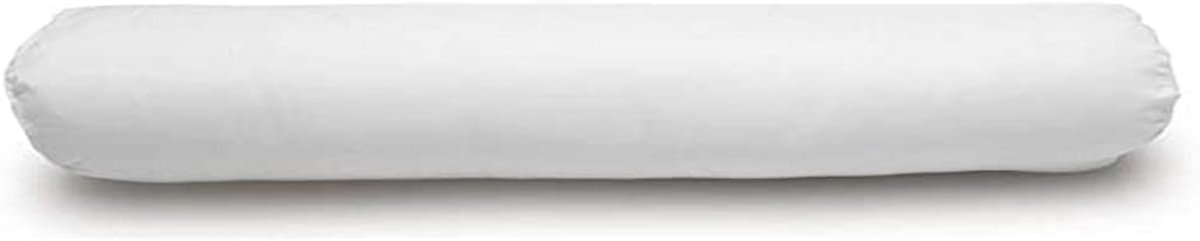 SnelShoppen - Waterdichte Terry Bolster Cover 45 x 90 cm - Wit - 50% Katoen, 50% Polyester - Machinewasbaar - Ideaal voor Camping, Feest en Tuin