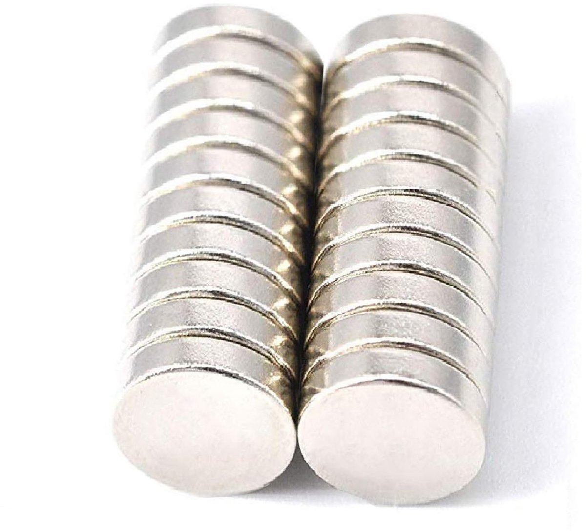 SnelShoppen - Pack van 20 Neodymium Magneten 10 x 3 mm - Sterke Mini Magneten voor Thuis, Kantoor, Hobby & Creatieve Projecten - Ideaal voor Magnetisc