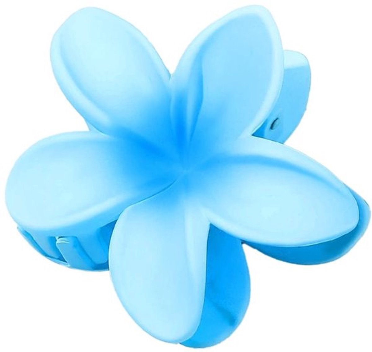 Haarspeld Bloem - Antislip Klauwclip - Kunststof - Dames Haaraccessoires - 8 cm Breedte - 1 Stuk - Haarclip