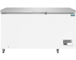 Polar vrieskist met RVS deksel 378 liter