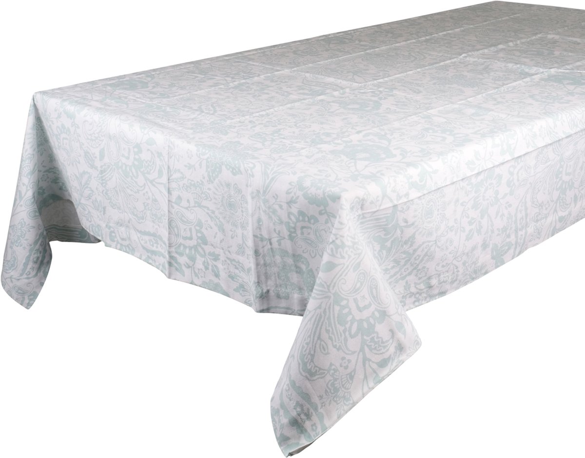 Paisley Flower Tafelkleed Textiel harbour groen 140x250cm